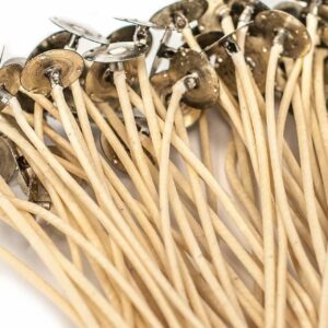 5-waxed-candle-wicks-50-ct-lappesbeesupply__54337.jpg Hemp Wicks 100 Pcs 8 Inch Organic Beeswax