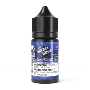Allday Vapor AMPED Nic Salt Juice – Blueberry Coconut