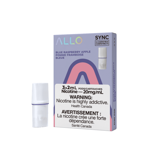 Allo-Sync-Pods-Blue-Raspberry-Apple.png ALLO Sync Vape Pod Pack - Blue Raspberry Apple