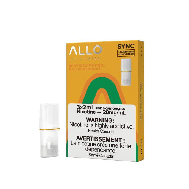 ALLO Sync Vape Pod Pack - Honeydew Menthol