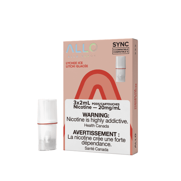 Allo-Sync-Pods-Lychee-Ice-.png ALLO Sync Vape Pod Pack - Lychee ice