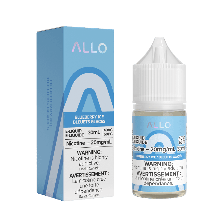 Allo Juice Nic Salt – Blueberry Ice