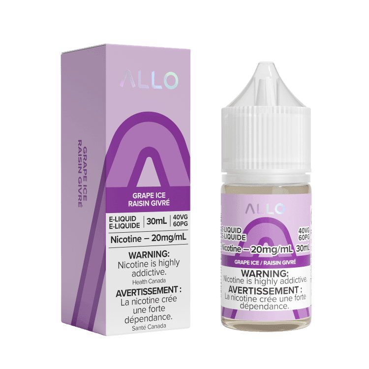 Allo Juice Nic Salt – Grape Ice