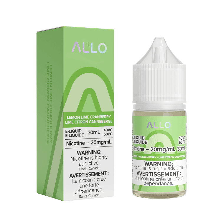Allo Juice Nic Salt – Lemon Lime Cranberry