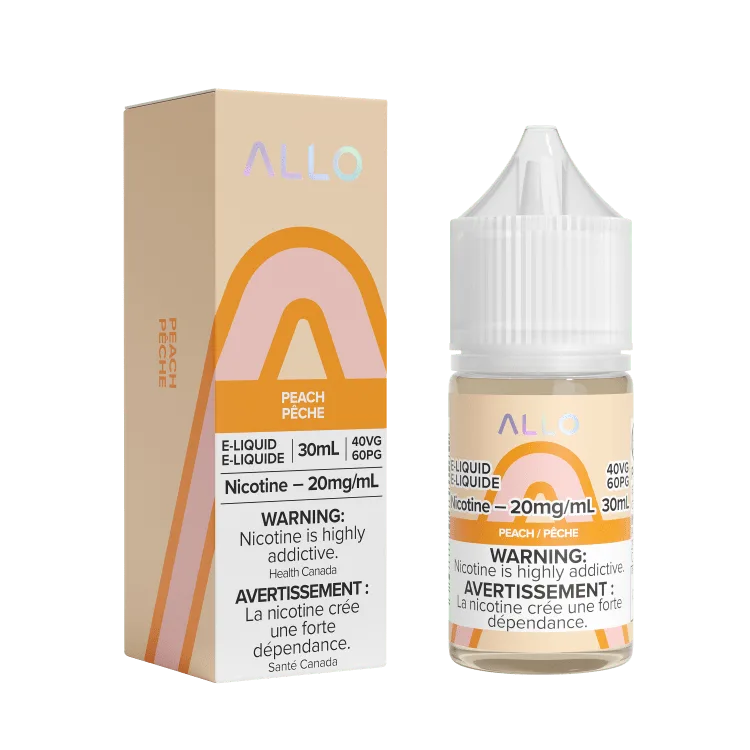 Allo Juice Nic Salt – Peach