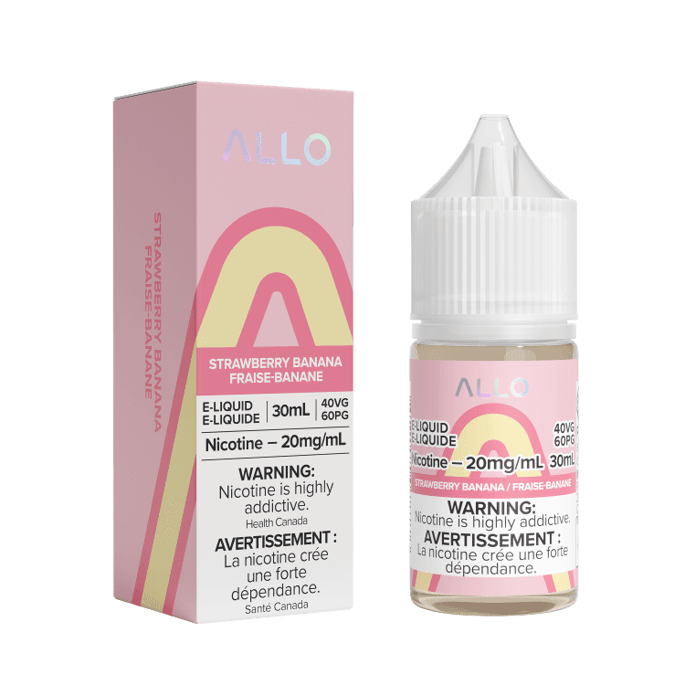 Allo Juice Nic Salt –Strawberry Banana