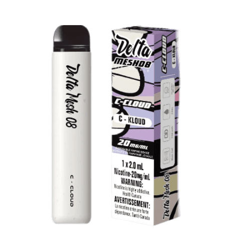 DELTAMESH08-C-COTTON-CLOUD.png Delta Mesh 08 2500 Puffs Disposable Vape – C COTTON CLOUD