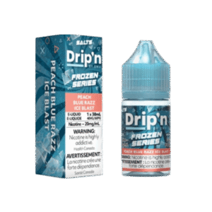 Drip'n Frozen Series Nic Salt Juice – PEACH BLUE RAZZ ICE