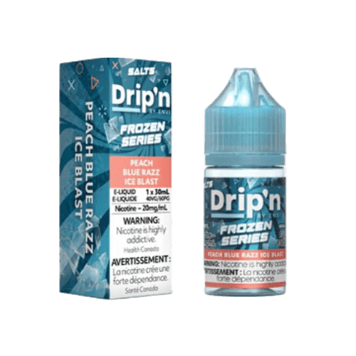 Drip'n Frozen Series Nic Salt Juice – PEACH BLUE RAZZ ICE