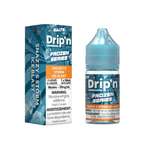 Drip'n Frozen Series Nic Salt Juice – SNAZZY S STORM ICE