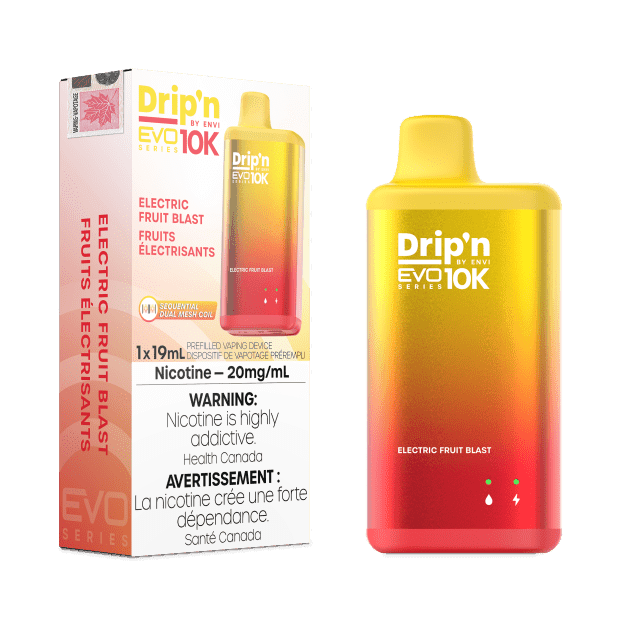 Dripn_EVO-10K_NOV2023-RENDER-FAM_EXS_20mg_ElectricFruitBlast-min.png Drip'n EVO 10K By Envi (10000 Puffs) Disposable Vape – Electric Fruit Blast