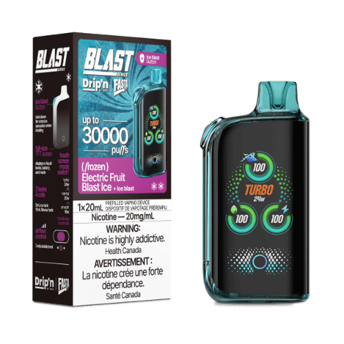 Drip'n X Fasta Blast 30K Disposable Vape – Electric Fruit Blast Ice