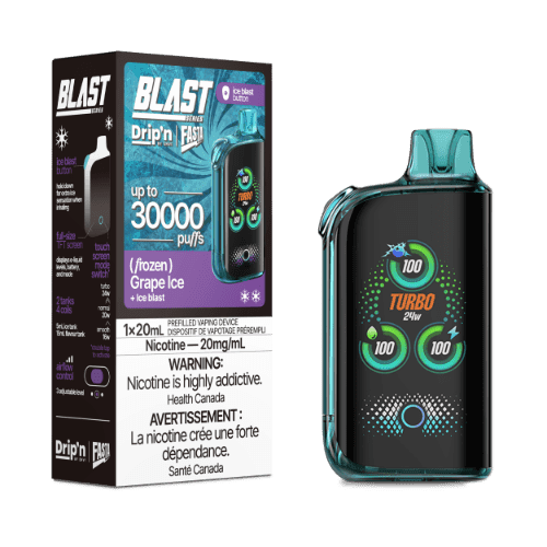 Drip'n X Fasta Blast 30K Disposable Vape – Grape Ice
