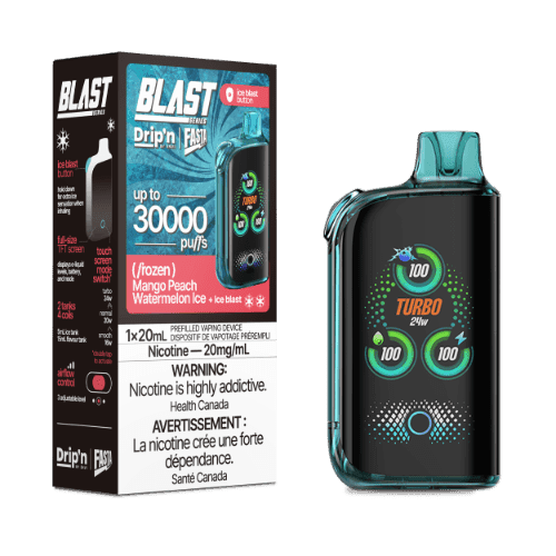 Drip'n X Fasta Blast 30K Disposable Vape – Mango Peach Water melon Ice
