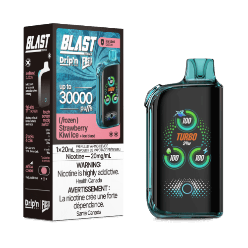 Drip'n X Fasta Blast 30K Disposable Vape – Strawberry Kiwi Ice