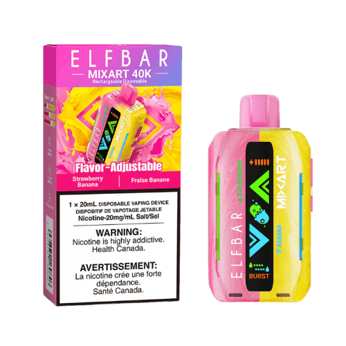 Elf Bar MixArt 40K Disposable Vape –STRAWBERRY BANANA