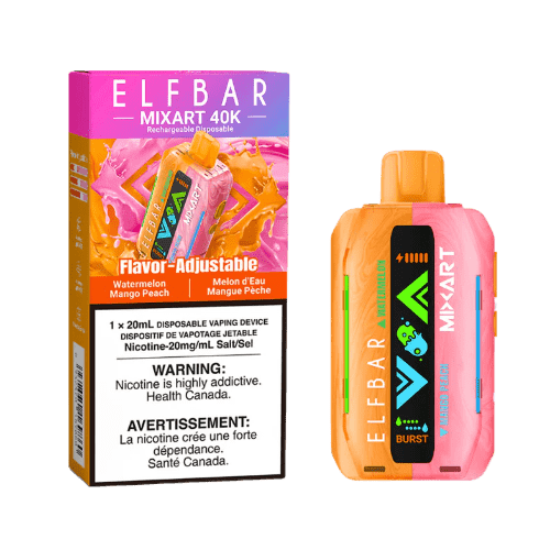 Elf Bar MixArt 40K Disposable Vape – WATERMELON MANGO PEACH