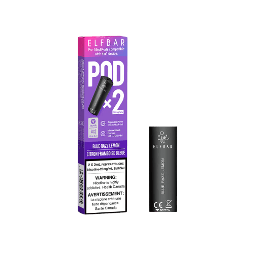 Elf Bar 4In1 Pods - 2*Pods – Blue Razz Lemon
