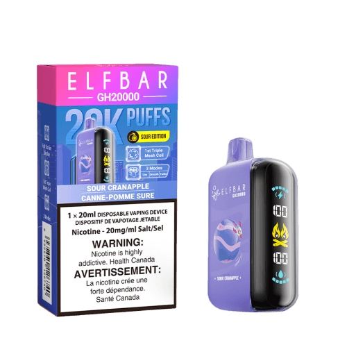 Elf-Bar-GH20k-sour-cranapple.png Elf Bar GH20K 20000 Puffs Disposable Vape Sour Cranapple.