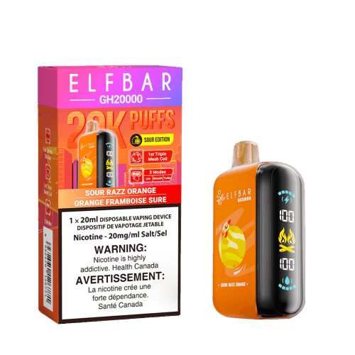 Elf-Bar-GH20k-sour-razz-orange.png Elf Bar GH20K 20000 Puffs Disposable Vape – Sour razz orange