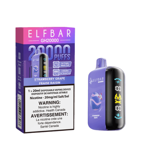 Elf-Bar-GH20k-strawberry-grape-1.png Elf Bar GH20K 20000 Puffs Disposable Vape – Strawberry grape