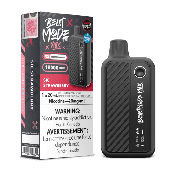 Flavour Beast Mode Max 18K 18000 Disposable Vape – Sic StrawBerry
