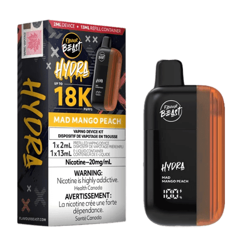 Flavour Beast Hydra 18K Puffs Disposable Vape – Mad Mango Peach
