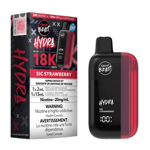 Flavour Beast Hydra 18K Puffs Disposable Vape – Sic Strawberry