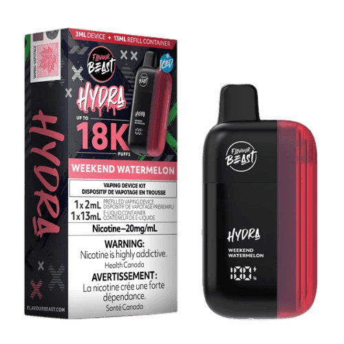 Flavour Beast Hydra 18K Puffs Disposable Vape – Weekend Watermelon