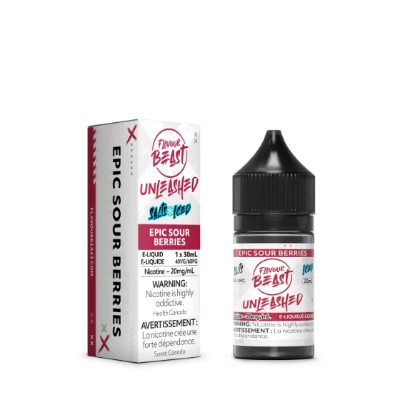 Flavour Beast Unleashed E-Liquid Nic Salt – Epic Sour Berries