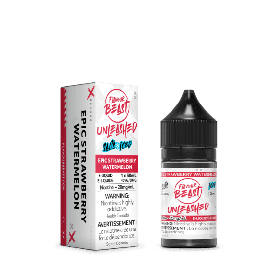 Flavour Beast Unleashed E-Liquid Nic Salt – Epic Strawberry Watermelon