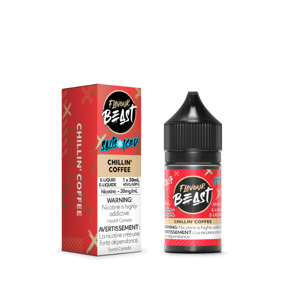 FlavourBeast-EL_20-MG-ChillinCoffee.png Flavour Beast Juice Nic Salt – 10MG - Chillin Coffee