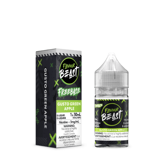 Flavour Beast Juice - (3mg/mL Nicotine) – Gusto Green Apple