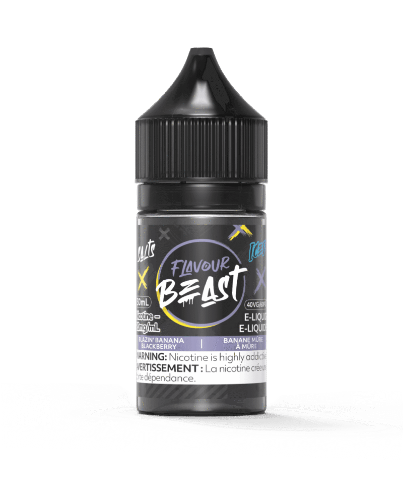 FlavourBeast_EL_20mg_BlazinBananaBlackberry-min.png Flavour Beast Juice Nic Salt – 10MG, Blazin Banana Blackberry