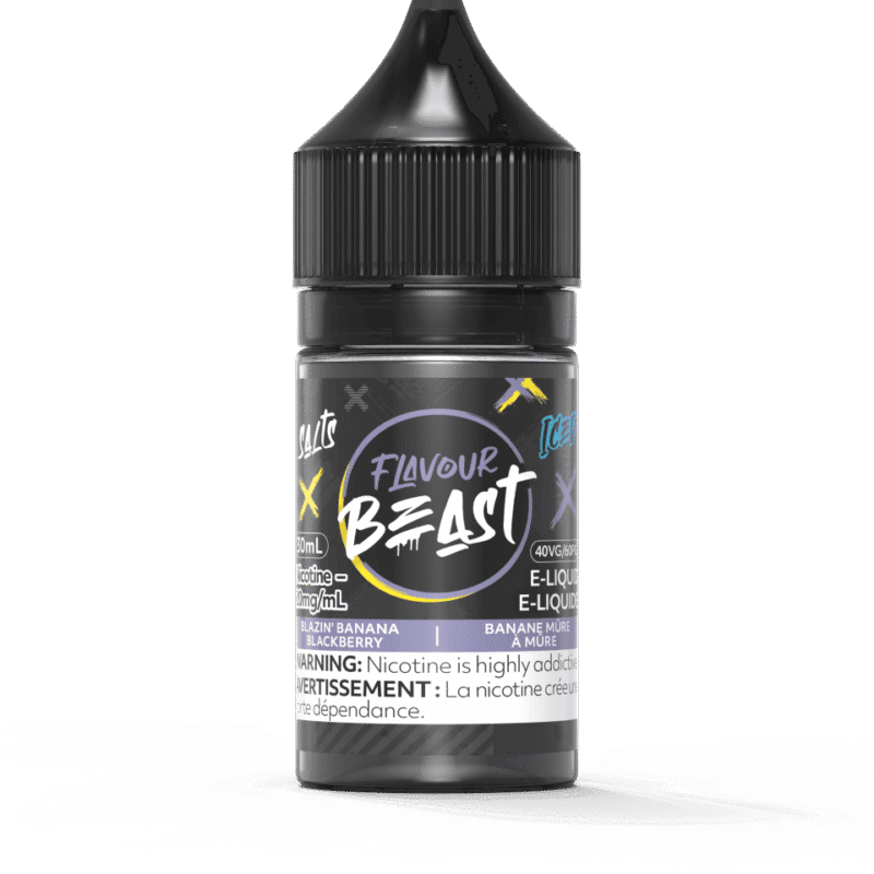 FlavourBeast_EL_20mg_BlazinBananaBlackberry-min.png Flavour Beast Juice Nic Salt – 10MG, Blazin Banana Blackberry