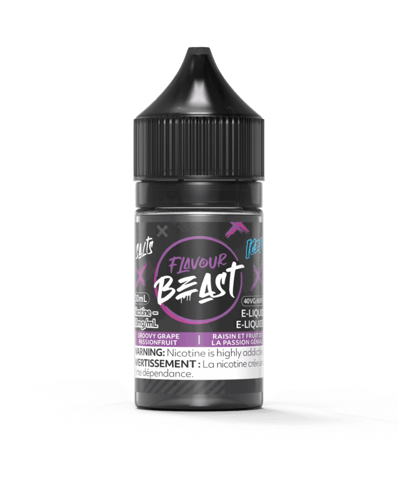 FlavourBeast_EL_20mg_GroovyGrapePassionfruit-min.png Flavour Beast Juice Nic Salt – 10MG,Groovy Grape Passion fruit