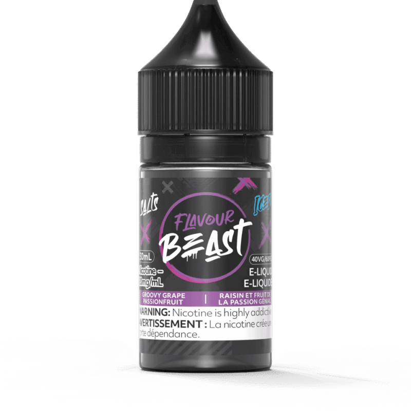 FlavourBeast_EL_20mg_GroovyGrapePassionfruit-min.png Flavour Beast Juice Nic Salt – 10MG,Groovy Grape Passion fruit