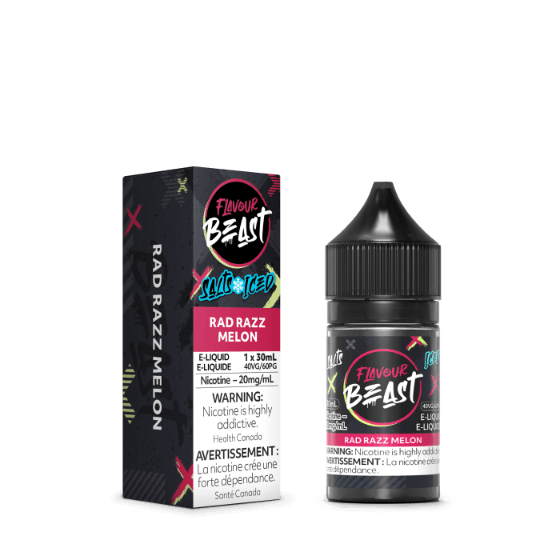 FlavourBeast_EL_20mg_RadRazzMelon.png Flavour Beast Juice Nic Salt – 10MG ,Rad Razz Melon