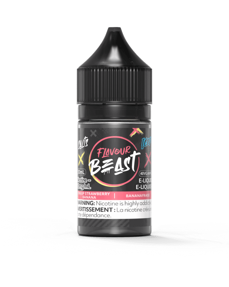 FlavourBeast_EL_20mg_ST8UPStrawberryBanana-min.png Flavour Beast Juice Nic Salt 10MG, ST8UP Strawberry Banana