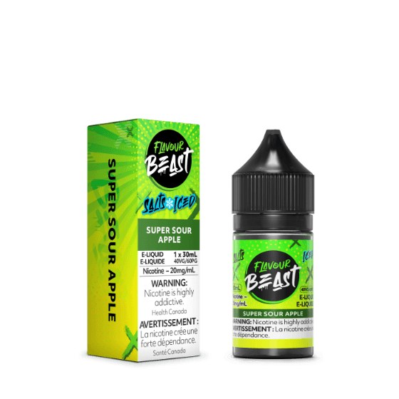 FlavourBeast_EL_20mg_SuperSourApple.png Flavour Beast Juice Nic Salt – 10MG, Super Sour Apple