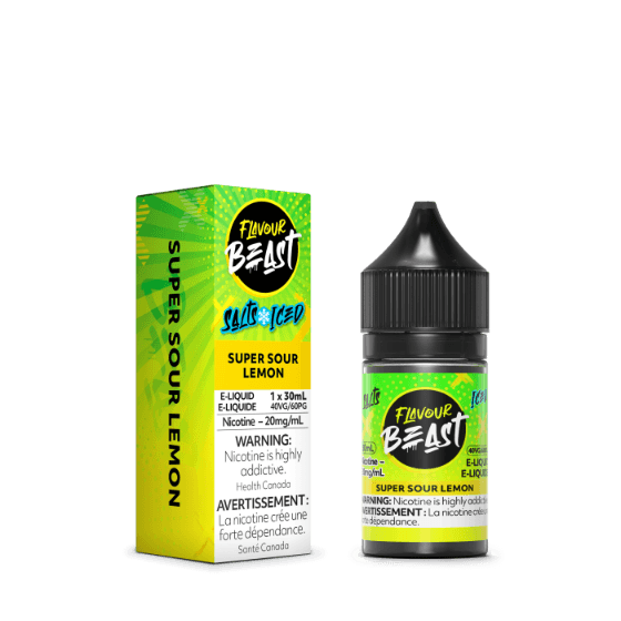 FlavourBeast_EL_20mg_SuperSourLemon.png Flavour Beast Juice Nic Salt – 10MG, Super Sour Lemon.