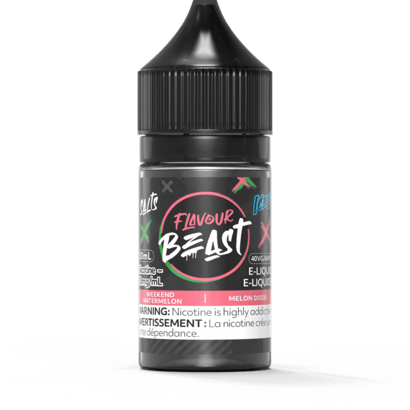 FlavourBeast_EL_20mg_WeekendWatermelon-min.png Flavour Beast Juice Nic Salt 10MG, Weekend Watermelon