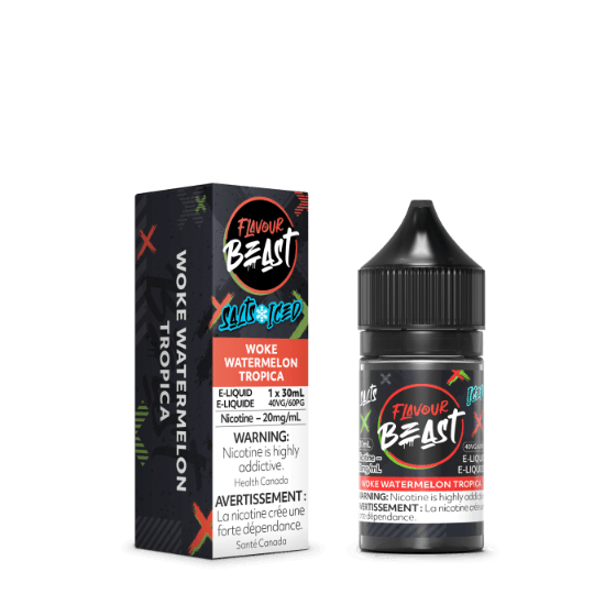 FlavourBeast_EL_20mg_WokeWatermelonTropica.png Flavour Beast Juice Nic Salt – 10MG - Woke Watermelon Tropica