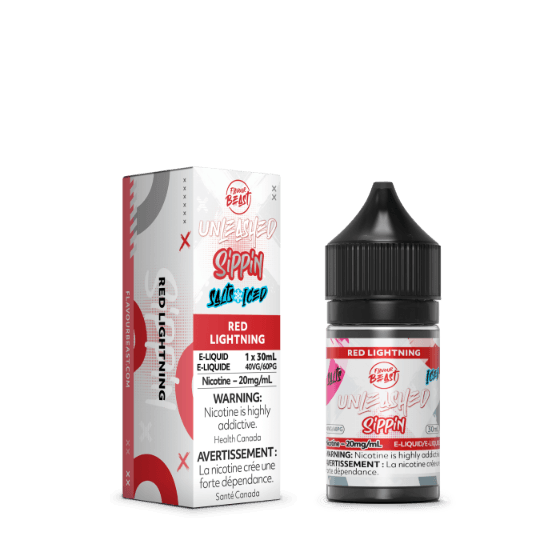 Flavour Beast Unleashed Nic Salt – Sippin Series – Red Lightning