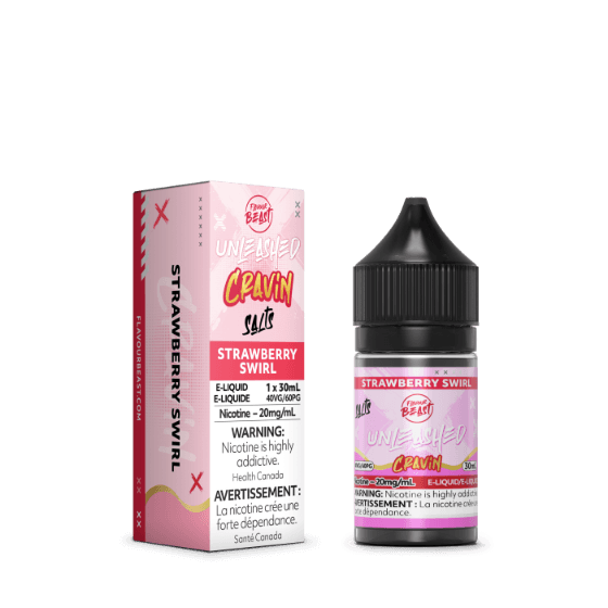 Flavour Beast Unleashed Nic Salt - Cravin Series – Strawberry Swirl