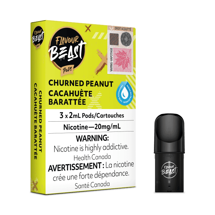 FlavourBeast_Pods_Churned-Peanut-.png Flavour Beast Pod - Churned Peanut