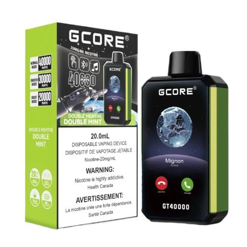 Gcore GT 40K 40000 Puffs Disposable Vape – DOUBLE MINT