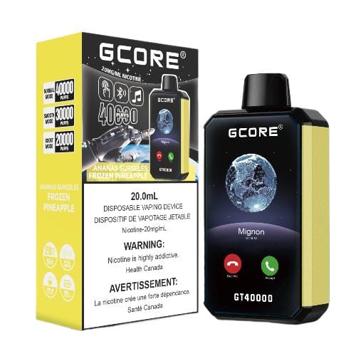 Gcore GT 40K 40000 Puffs Disposable Vape – Blue Razz – FROZEN PINEAPPLE