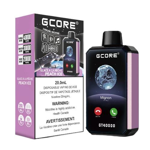 Gcore GT 40K 40000 Puffs Disposable Vape – PEACH ICE