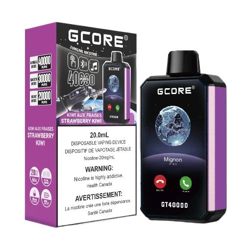 Gcore GT 40K 40000 Puffs Disposable Vape – STRAWBERRY KIWI